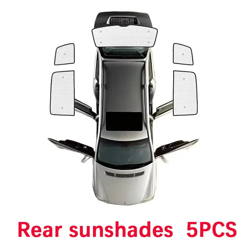 Car Sun Shades For Volkswagen VW Touran 1T 2003-2015 Sunshade Full Covers Windshield Blackout Anti UV Visors Auto Accessories