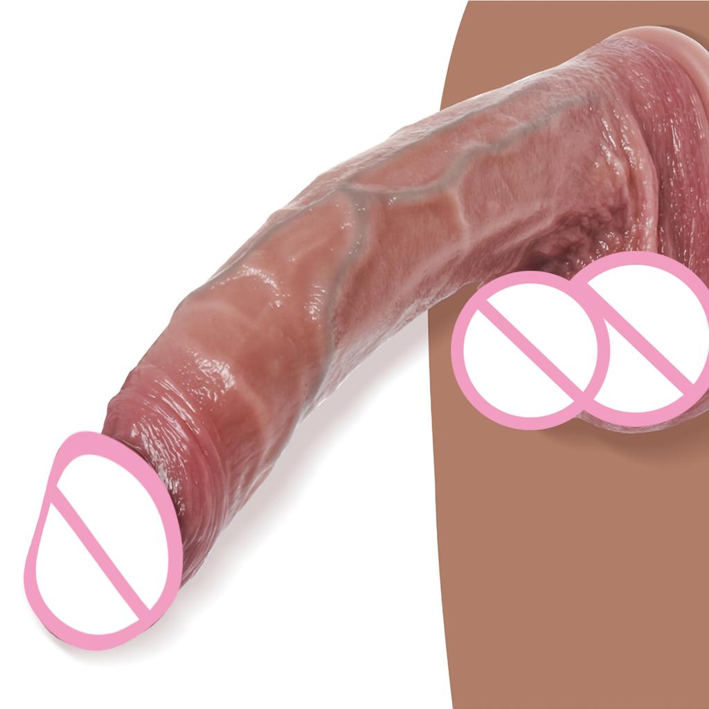 8.66inch Realistic Silicone Dildo with Suction Cup Anal Penis Penetration Sex Toys for Women Gode Dick Cock G-Spot Consolador