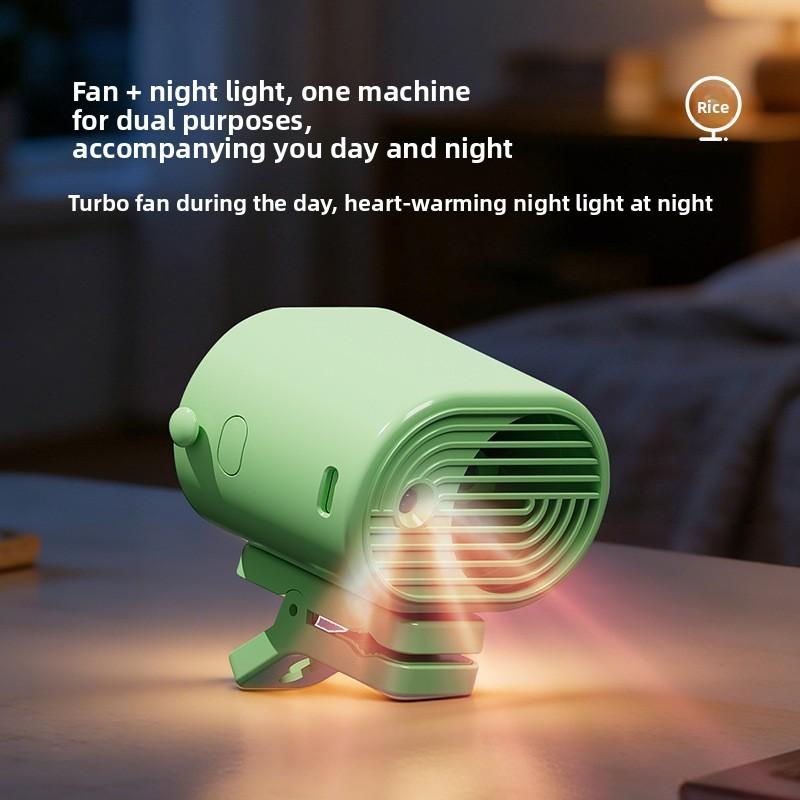 Multifunction Clipon Fan With Rechargeable Battery For Baby Stroller And Cycling Use