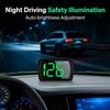 Head-up Display Driving Safety Assistant for (HUD) Vehicles GPS Speedometer Car Digital Head Up Display Shows Real Time Speed