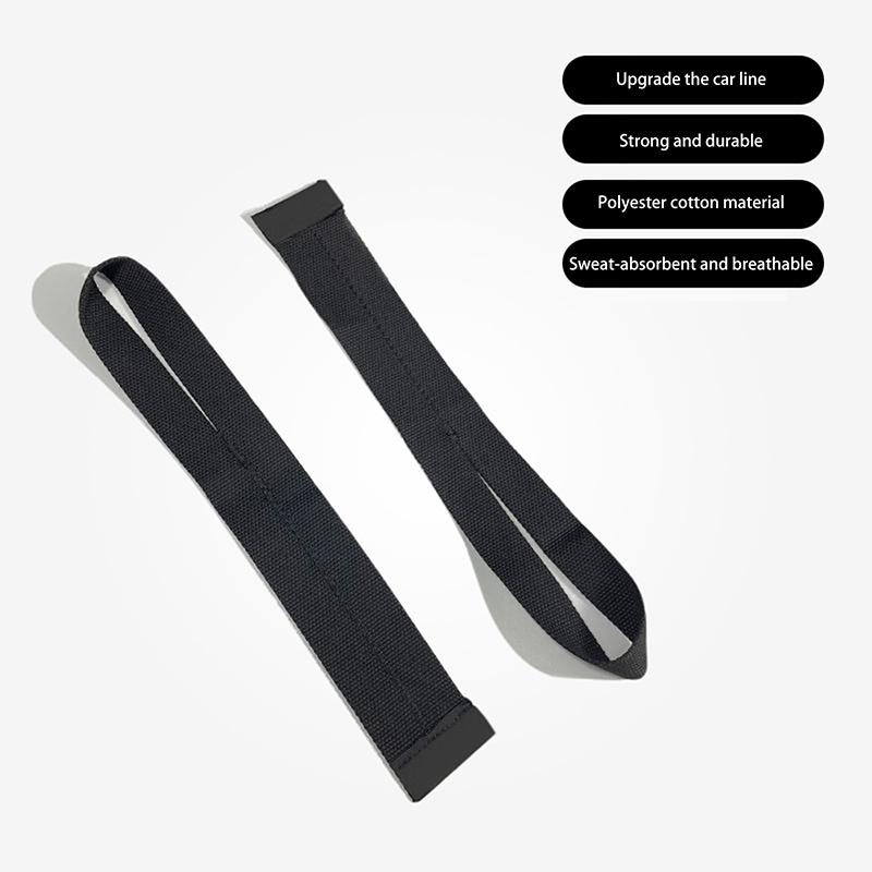 1Pair Gym Lifting Straps Weight Lifting Wrist Weight Belt Body Building Gloves For Women Men Fitness Crossfit Barbells Power