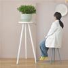Oushomai White Solid Wood Indoor Flower Stand
