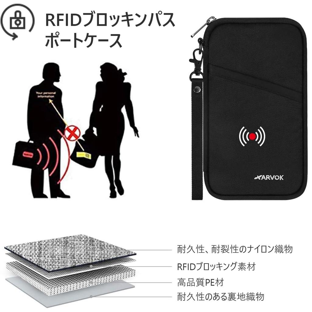 Passport Hanging Around the Skimming Security Passport 140g x 13 Large Convenient Overseas Water Neck Strap Hand Passport Bag for Men and Overseas