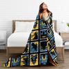 Batmans Knitted Blankets   Flannel Throw Blanket Bedding Couch Decoration Ultra-Soft Warm Bedsprea