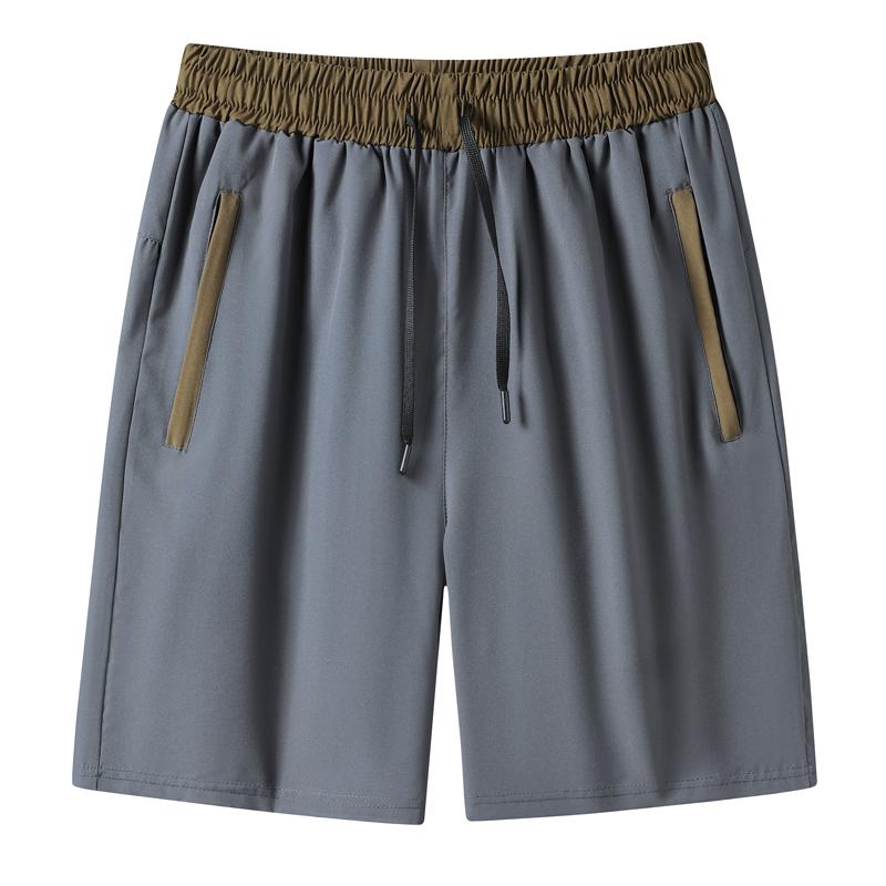 

Shorts Men s Bottoms Summer Gym Workout Running Cycling Quick Drying Breathable Drawstring Waist Sports Shorts Going Out Outfit 6XL сірий