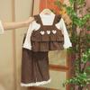 2025 Stylish Korean Autumn Three-Piece Set for Girls: Chic Baby & Kid's Fashion