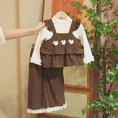 2025 Stylisches Koreanisches Herbst-Dreiteiler-Set für Mädchen: Schicke Baby- und KinderMode
