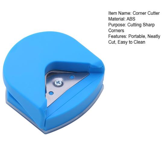 Ořezávač ostrých rohů Pohodlný ABS řezací papírový ořezávač DIY řemeslné scrapbookingové nástroje