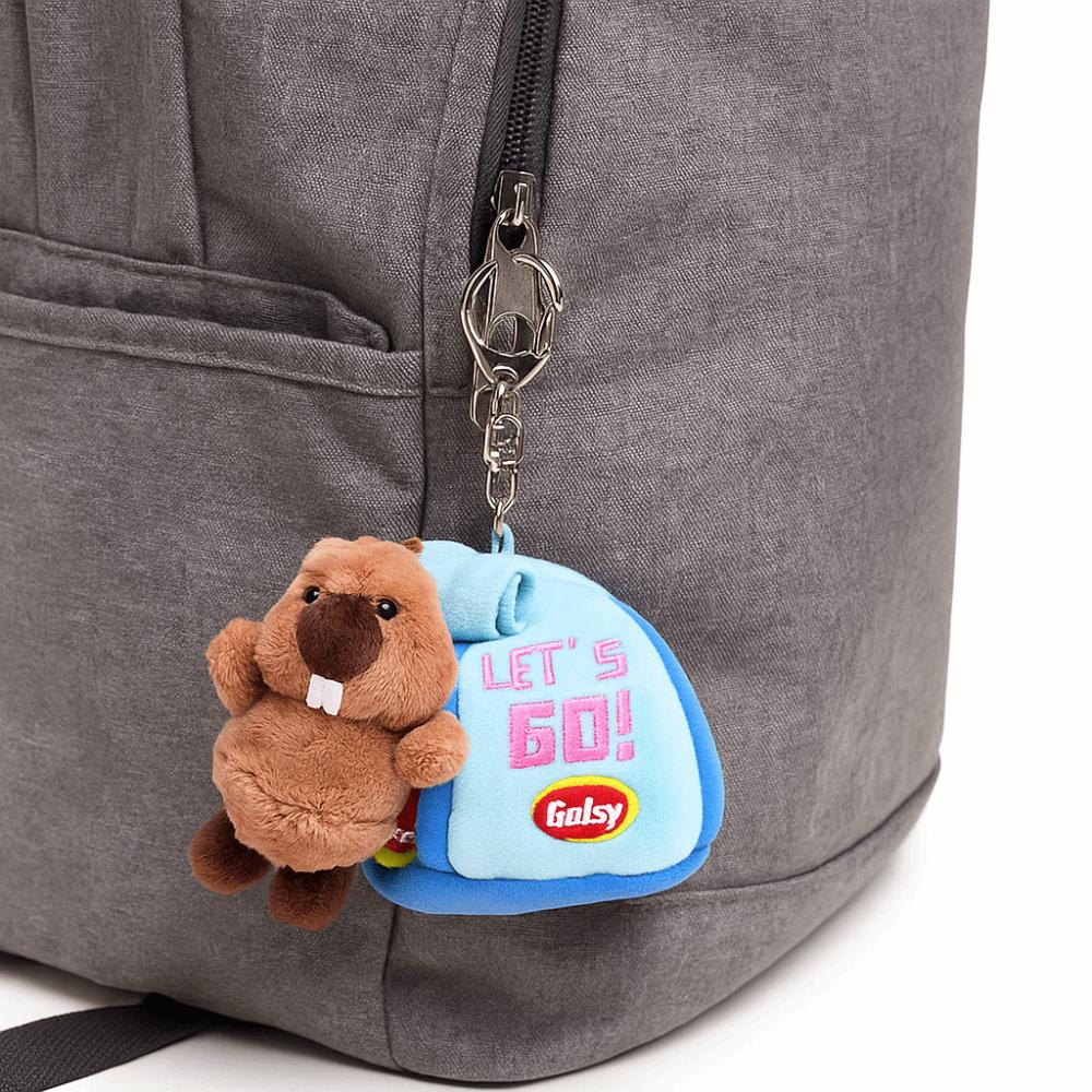 Portable Tent Pendant Cartoon Groundhog Keychain Creative Marmot Keychain Student