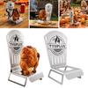 Stable Beer Can Chicken Rack Roaster Rack, 304 Stainless Steel BBQ Stand Holiday Party Grilling Supply for 16oz Can, Outdoor Grill Accessory