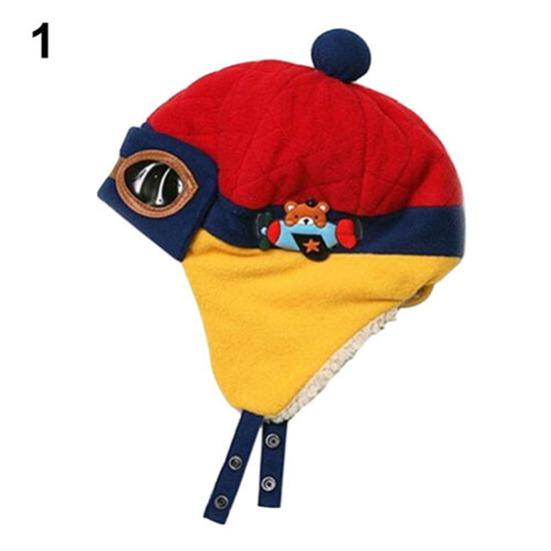 Winter Baby Ohrenklappen Kleinkind Mädchen Junge Kinder Winddichte Mütze Warme Weiche Strickmütze