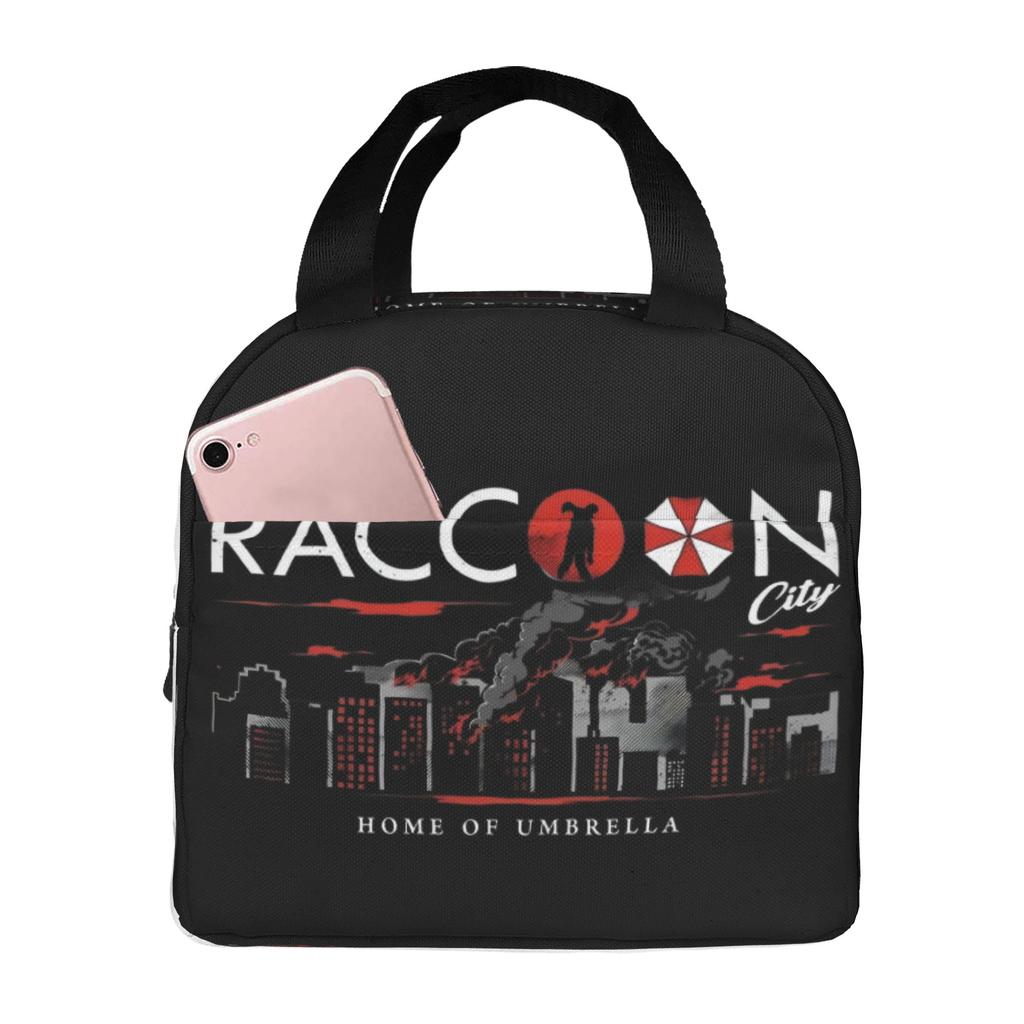Custom Corporation Umbrellas Insulated Lunch Bag for Work School Horror Video Game Leakproof Thermal Cooler Lunch Box Men Women