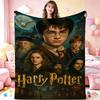 Harry Potter'S Magical World Theme Printed Blanket Breathable Fleece Blanket For Bedroom Sofa Nap Home Party Decor Memorial Gift