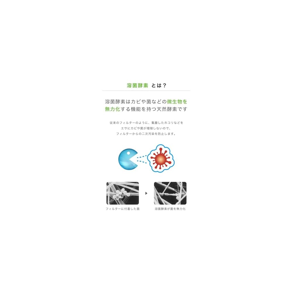 [LDK A-Rated Award Winner] Mold-Blocking Bio-Enzyme Filter for Wall-Mounted Air Conditioners - Dust