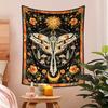 Moon Moth Sun Flower Mushroom Tapestry Tarot Background Cloth Wall Decoration Living Room Background Wall Room Decor