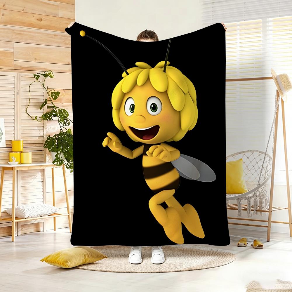 Coperta in Flanella Leggera 240g M-Maya l'Ape Hit Anime Morbida Delicata sulla Pelle per Rinfrescarsi in Estate