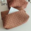 Travel Portable Tissue Case Foldable PU Leather Box, Multi-Purpose Desktop Storage Organizer, Convenient Holder for Car Simple Style Napkin