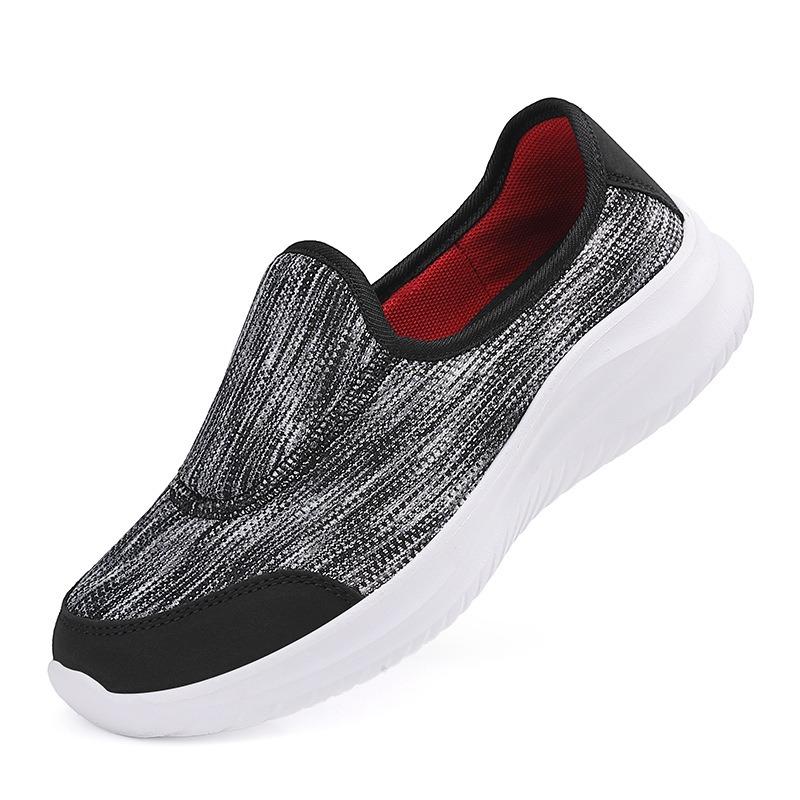

Women s Colorful Stripe Slip On Casual Sneakers Lightweight Comfortable Walking Shoes 36 чёрный