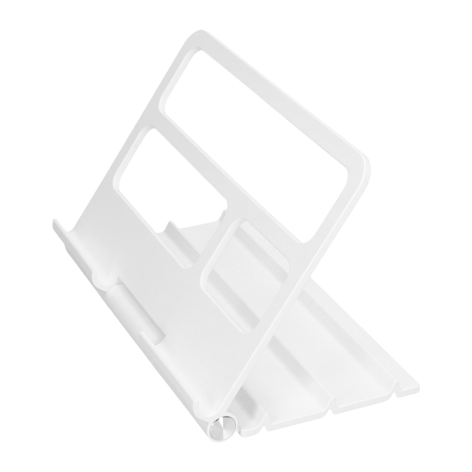 

Tablet Stand Portable Multi Angle Adjustable Desktop Tablet Holder for IOS for Huawei TabletWhite белый