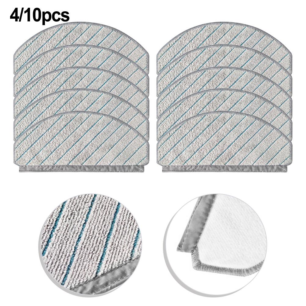 Microfiber Mop Cloth Set for ECOVACS For DEEBOT N20 Series Vacuums Effective Dirt Removal and Maintenance in 4 or 10 Packs