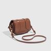 Women's Mini Chain Bag New Vintage Crossbody Saddle Bag Luxury Design Flap Bags Solid Color Shoulder Handbag for Ladie