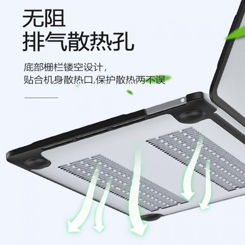 MacBook Pro 14-inch Protective Case With Soft TPU Bumper Hard PC Back Cover - Slim Shockproof Shell M5 Chip Laptops