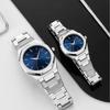 Men's and Women's Watches, Simple Classic Blue-green Couple Quartz Watches