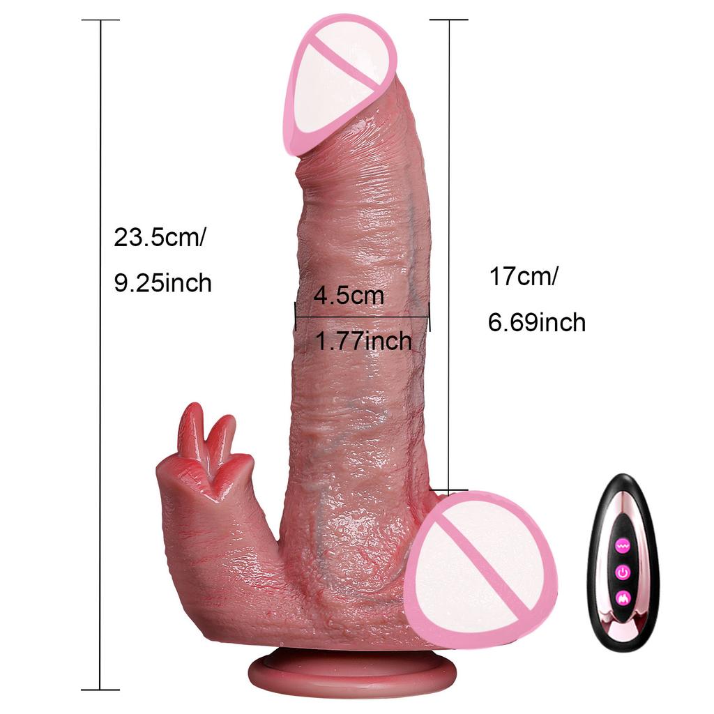 Thrusting Dildo Vibrator Control Penis Telescopic Licking Clitoris Quick Stimulator Orgasm Wireless Vibrator Sex Toy For Women