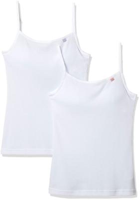 Garo Sutiã Júnior Moldado Tamanho 150 ao Tamanho Japonês Cami, Copa, Pacote com 2, Absorção de Umidade, Secagem Rápida, Branco, Meninas, (Equivalente 150)