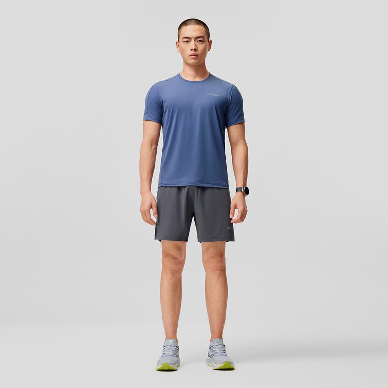 Saucony T Shirts Men's Crew Neck Moderate SC2239038-BL85