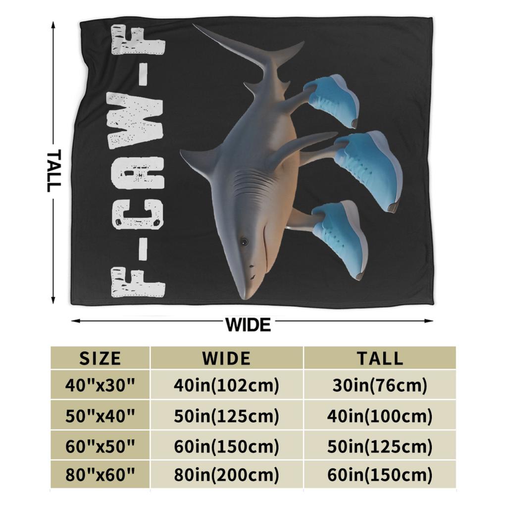 Coperta Calda Morbida F-Caw-F Tralalero Tralala Italian Brainrot Halloween Biancheria da Letto Coperte Copriletto in Flanella per Divano Copri Letto