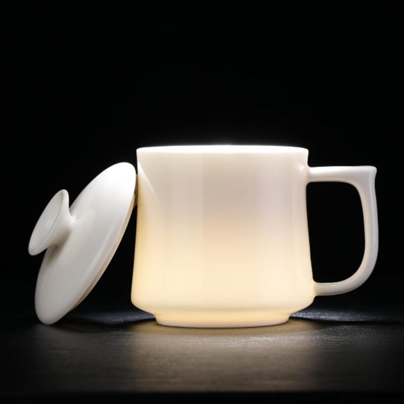 Yi Hu Cha Personal Ceramic Tea Cup with Lid