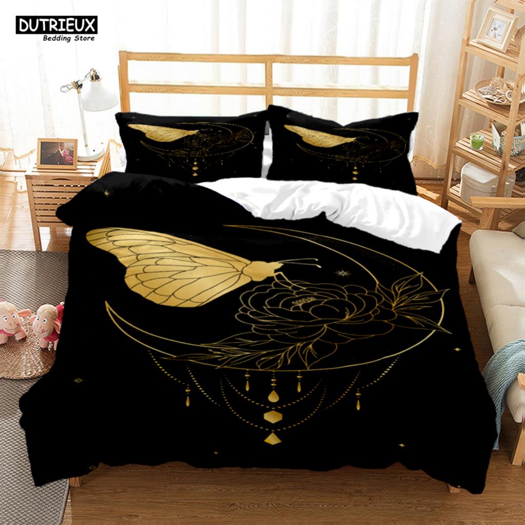 Mysterious Pattern Digital Print Polyester Bedding Sets Child Kids Covers Boys Duvet Cover Set For Teens Comforter Bedding Sets