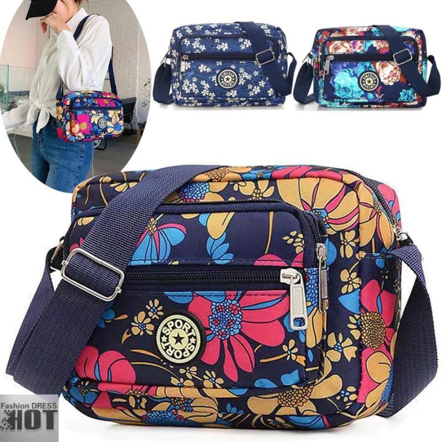 Modische bedruckte Umhängetasche, Reisetasche aus Nylon, Tasche mit dieser Umhängetasche für Damen