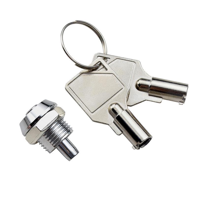 Spring-Loaded Mini Push Lock for Advertising Light Boxes and Cabinets