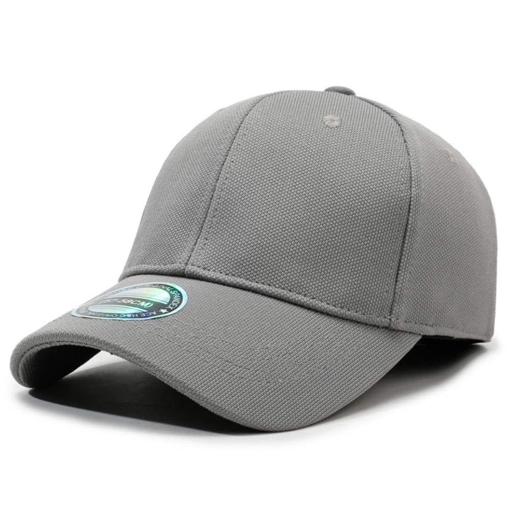 

Breathable Snapback Hat Solid Color Sports Cap High Quality Sun Hats Men Women світло-сірого кольору