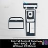 For JAGUAR F-PACE 2016- Screen TPU Transparent Protect Film Car Interior Sticker Gear Navigator Door Panel Car Accessories