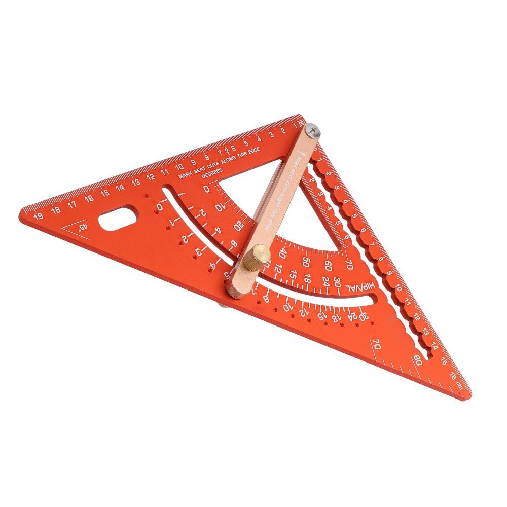 Aluminum Alloy Multi Angle Measuring Tool Rafter Framing Square Carpentry & Rafter Measurement