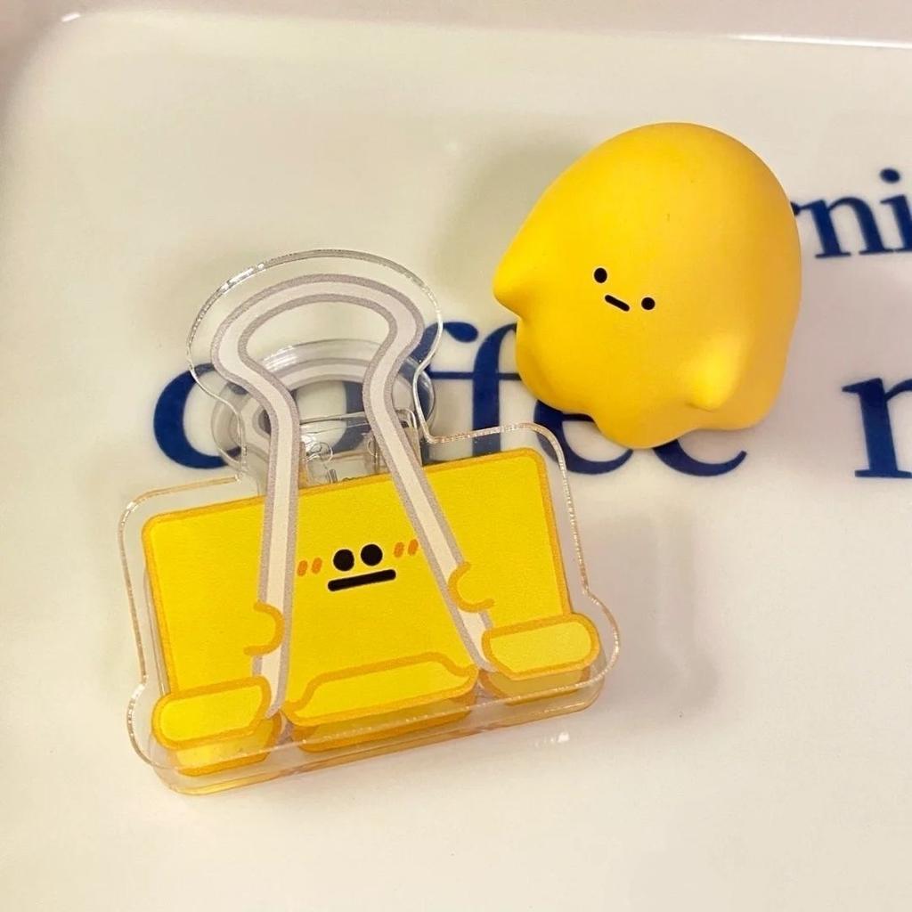 Cute Acrylic Eye Expression Paper Clips Office Stationery Gift