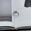 Silver Ring with Natural Emerald, Cubic Zirconia, Weight of the Product 2.4 G (2172291)