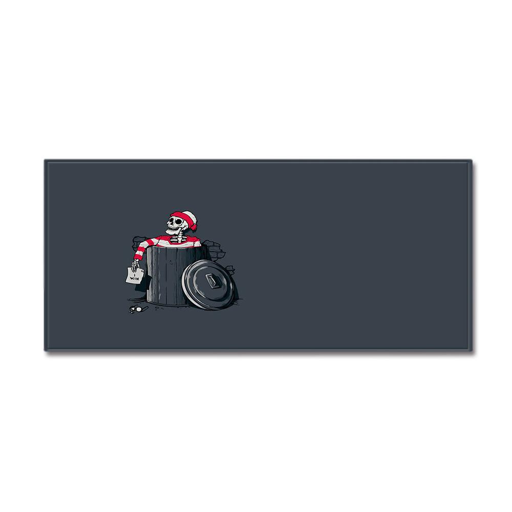 Skull Sand Wardrobe Shoe Cabinet Long Floor Mat