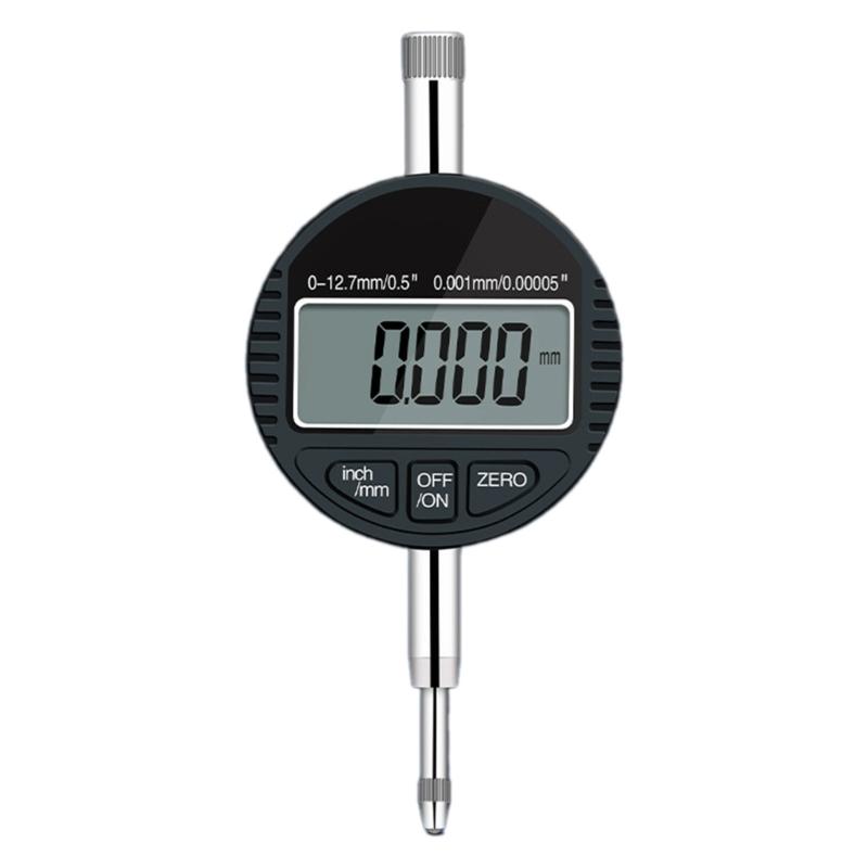 Electronic Digital Dial Indicator 0-12.7/25.4mm Digital ProbeIndicator Dial Test Gauges HighsResolution 0.001mm/0.00005"