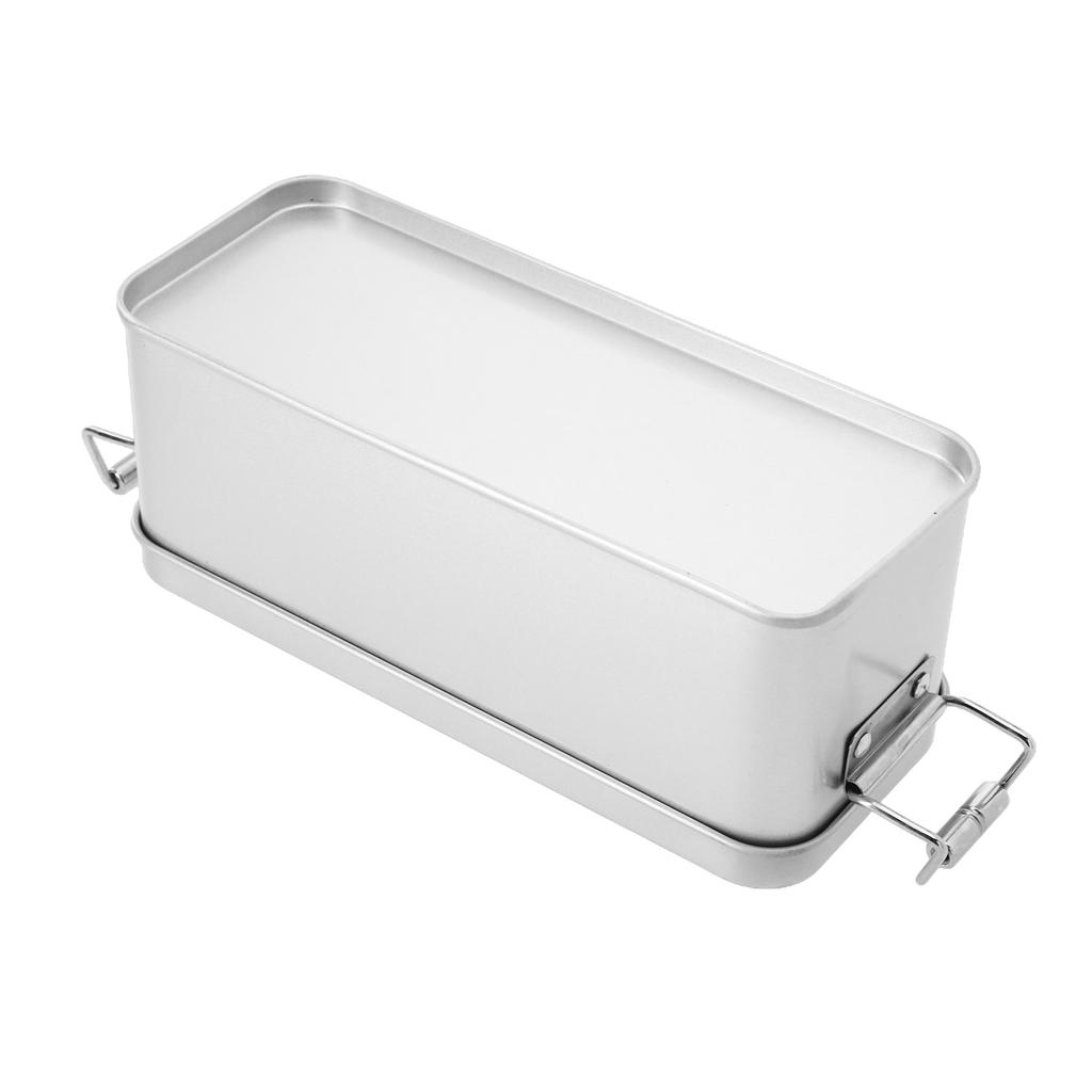 Decorative Containers Metal Storage Tins Rectangular Storage Tins Exquisite Details Easy Storage Long-lasting Use Sturdy Buckle