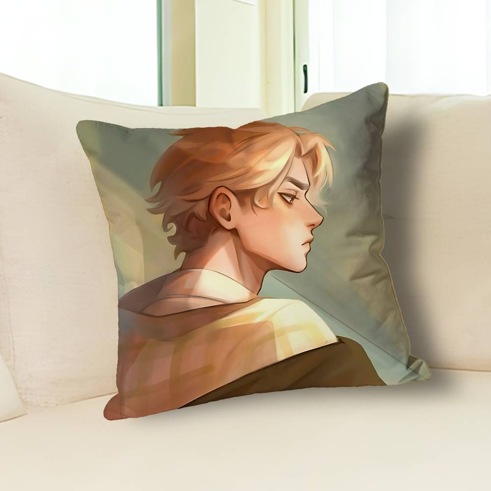 The F-Foxhole C-Court Book Pillow Cases for Bedroom Living Room Sofa Home Decor Polyester Cushion Cover with Zipper