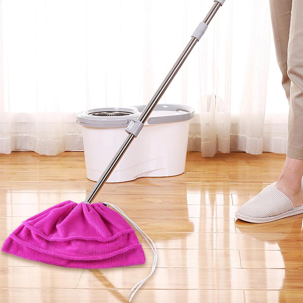 1pz Copertura Panno Scopa Riutilizzabile Mocio Spazzante Copriscopa Lavabile Microfibra Prodotti per la Pulizia Copri Mocio Pavimento Multifunzione