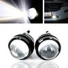 New Replacement High Quality Fog Light Daytime Light Anti-fog Dustproof High Power Set Waterproof White 1 Pair