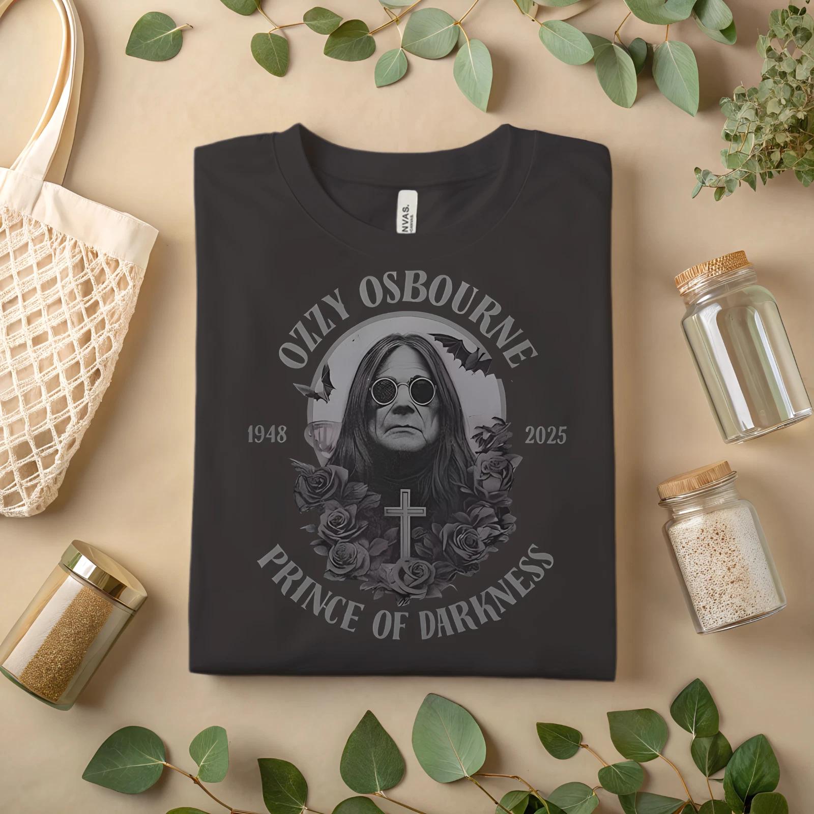 Ozzy Osbourne Prince of Darkness T-Shirt – Vintage Rock Tribute Tee A244 M