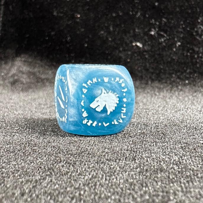 Martelo de Guerra de 6 Lados com Cantos Arredondados Pack de Lobos para 40k Space Wolves