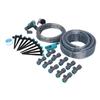Drip Irrigation System 32.8FT 8 Holes Adjustable Precise Misting Drip Irrigation Sprinkler Kit for