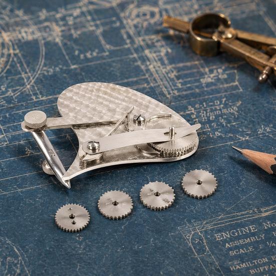 Pix cu Puncte Vintage Mecanism cu Roți Dințate Stilou de Liniare Instrument de Schițare pentru Planuri